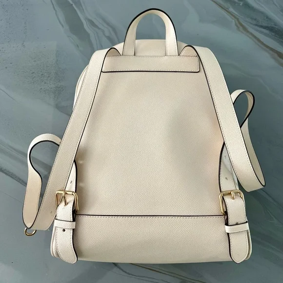 LTH Kenly Coach Bookbag Bag White With Gold Detail MICHAEL KORS KENLY SIGNATURE MEDIUM BACKPACK SCHOOL BAG  main image 3